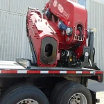 NEW PM 100024 KNUCKLE BOOM REAR MTD ON NEW 42′ TRAILER 2