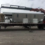 NEW PM 100024 KNUCKLE BOOM REAR MTD ON NEW 42′ TRAILER 8