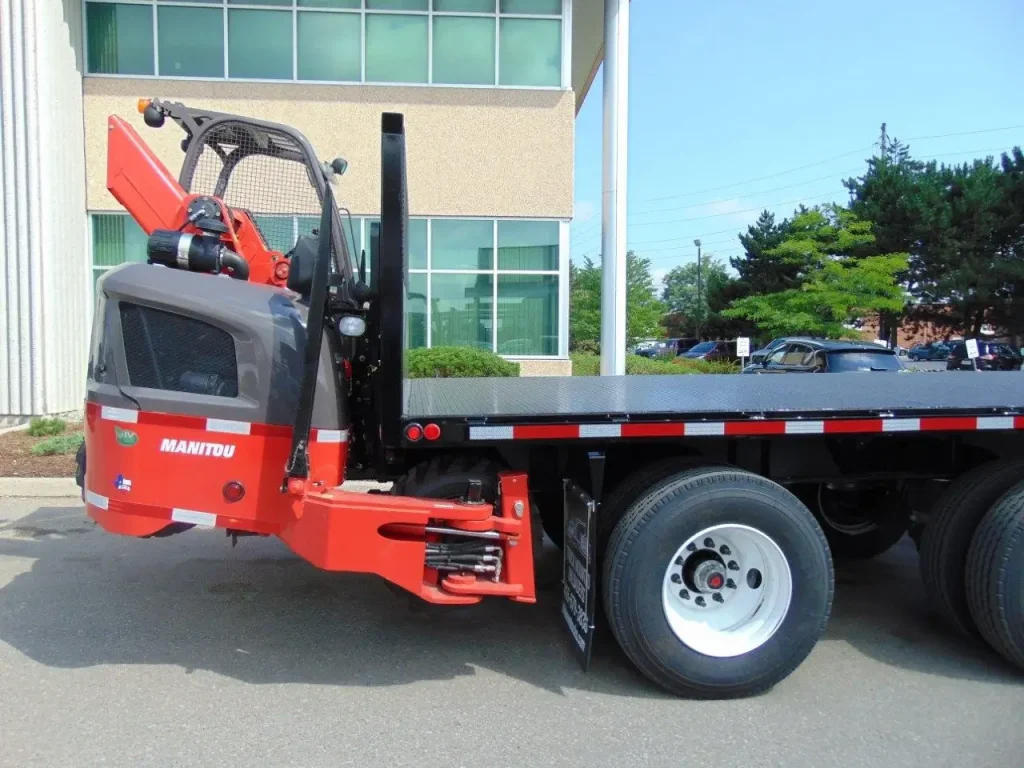 NEW – 25′ 3 AXLE PUP TRAILER ONTARIO SPIFF CERTIFIED WITH MANITOU TMT 55 3
