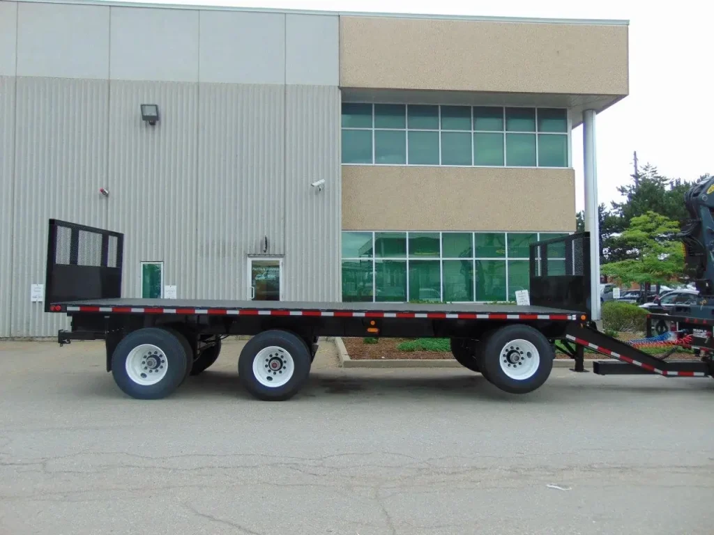 NEW – 25′ 3 AXLE PUP TRAILER ONTARIO SPIFF CERTIFIED WITH MANITOU TMT 55 7