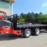 NEW – 25′ 3 AXLE PUP TRAILER ONTARIO SPIFF CERTIFIED WITH MANITOU TMT 55 main