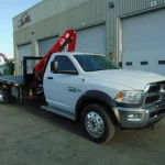 PM 6023 KNUCKLE BOOM ON DODGE 5500 SINGLE AXLE CHASSIS 6